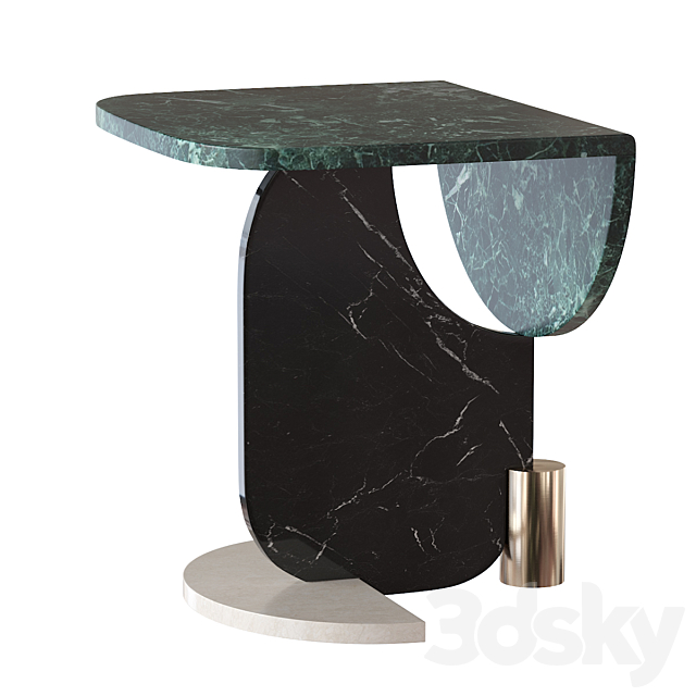 PLAYING GAMES SMALL COFFEE TABLE 3DSMax File - thumbnail 2