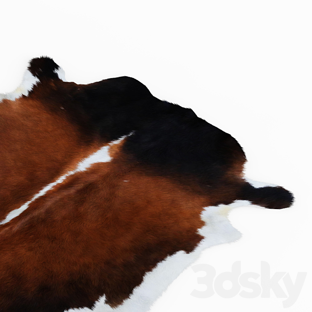 Four rugs from animal skins 04 3DSMax File - thumbnail 4