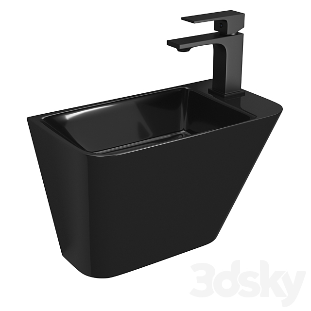 Volle Teo Sink black 3DSMax File - thumbnail 1