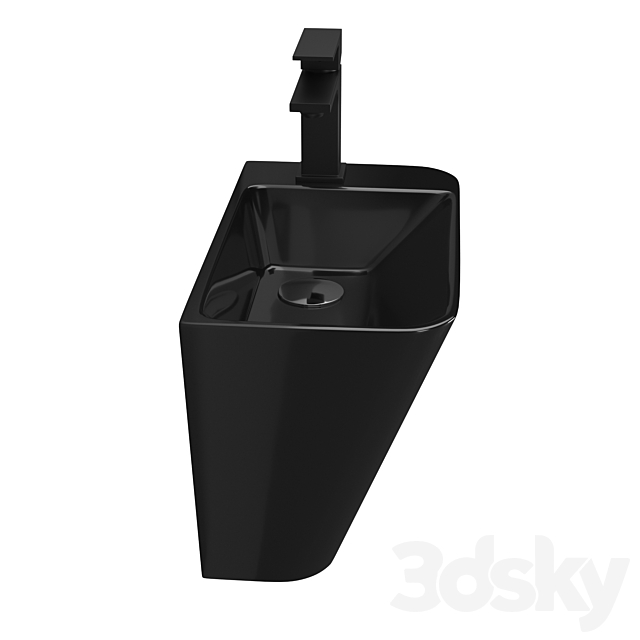 Volle Teo Sink black 3DSMax File - thumbnail 4