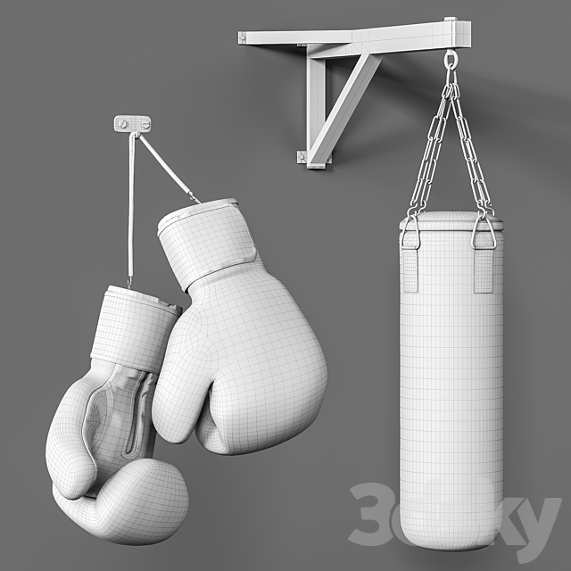 Sports boxing set 3DSMax File - thumbnail 5