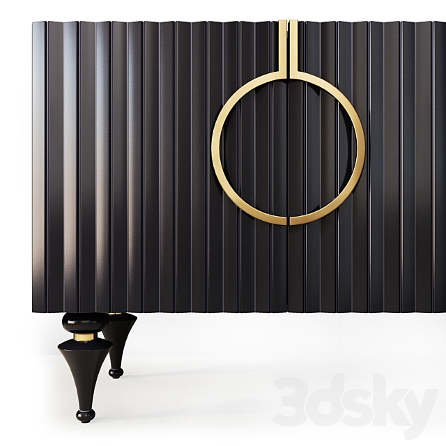Chest and nightstand Lora. Nightstand. sideboard by Evmoda 3DSMax File - thumbnail 2