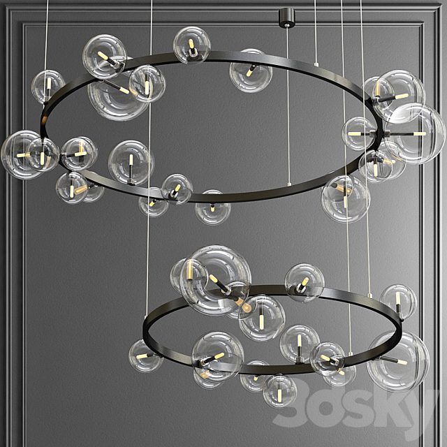 Design ring chandelier IONA Chandelier 3DSMax File - thumbnail 3