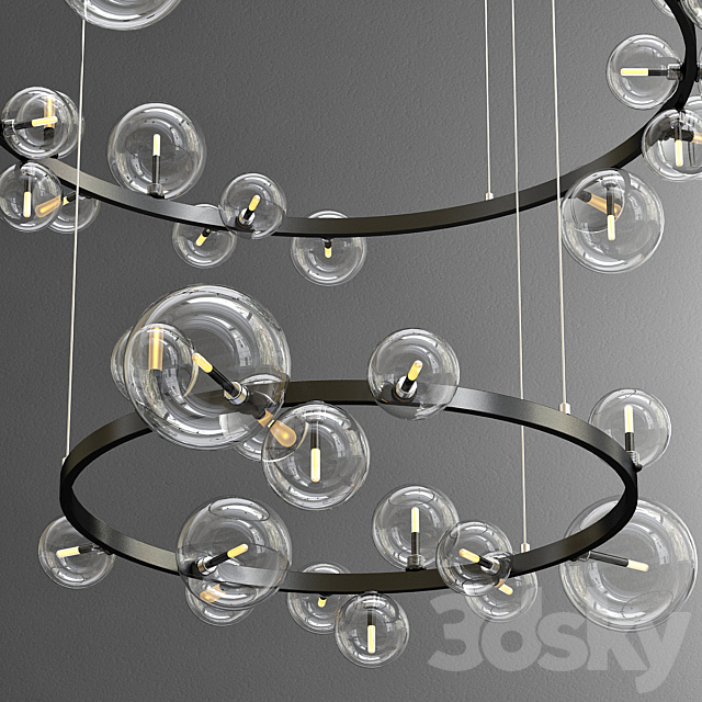 Design ring chandelier IONA Chandelier 3DSMax File - thumbnail 4