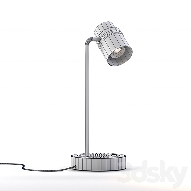 Reel t table lamp 3dsky
