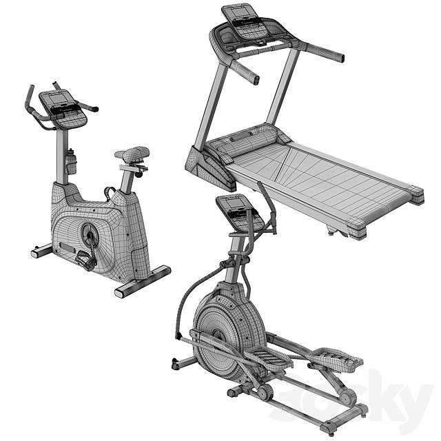 Fitness machine 3dskyfree