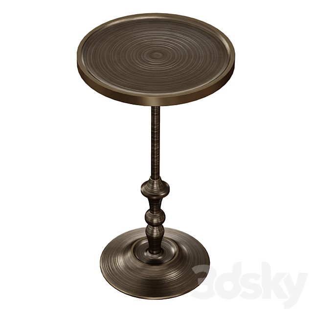 Sadie Drink Table (Crate and Barrel) 3dsky