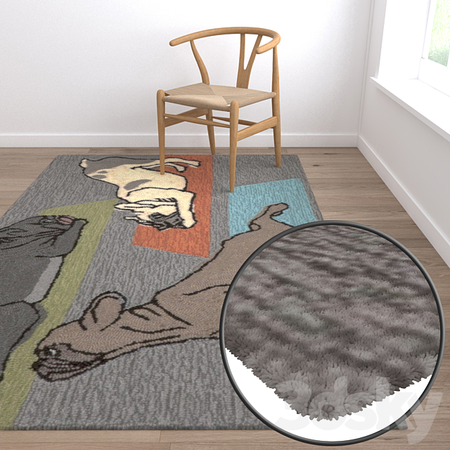 Carpets Set 935 3dskyfree