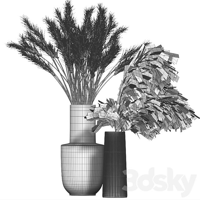 Bouquet in a vase 77 3DSMax File - thumbnail 2