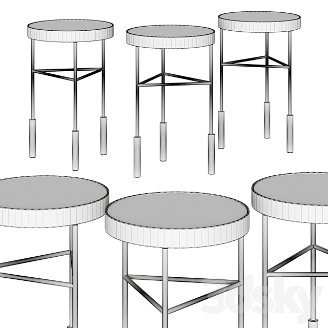 MisuraEmme Sirius Coffee Tables 3d