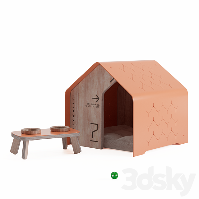 Weelywally sydney pet house 3DS Max Model - thumbnail 3