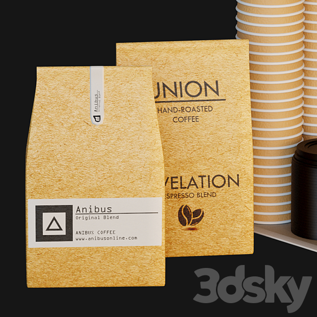 Coffee Shop Filling 3dsky