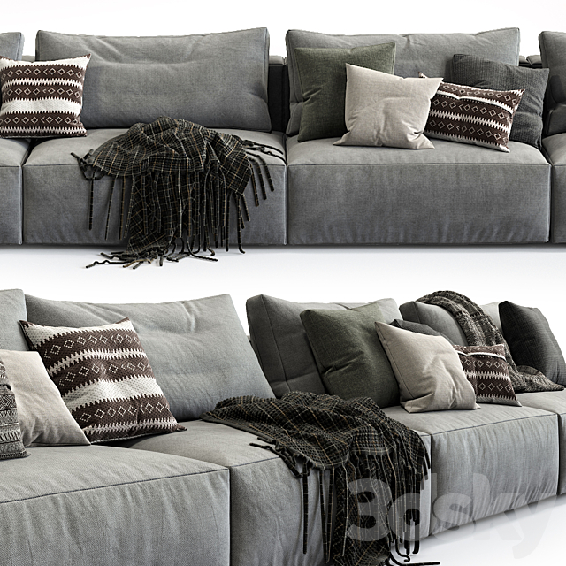 Jesse sofa Daniel (composition 4) 3dsky