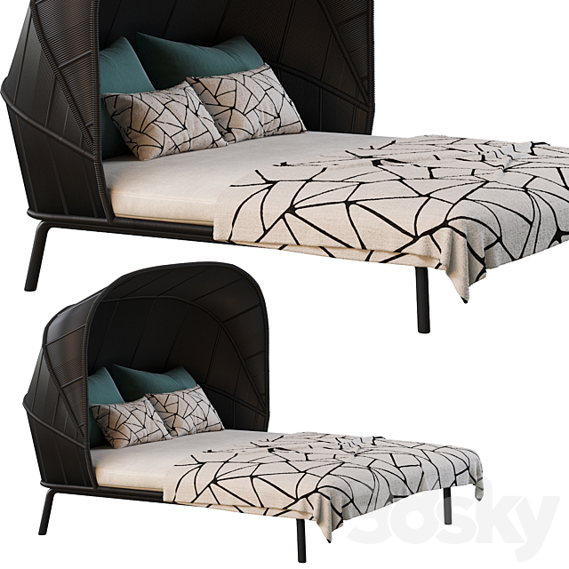 Rilly Cocoon Double Daybed 3DSMax File - thumbnail 2