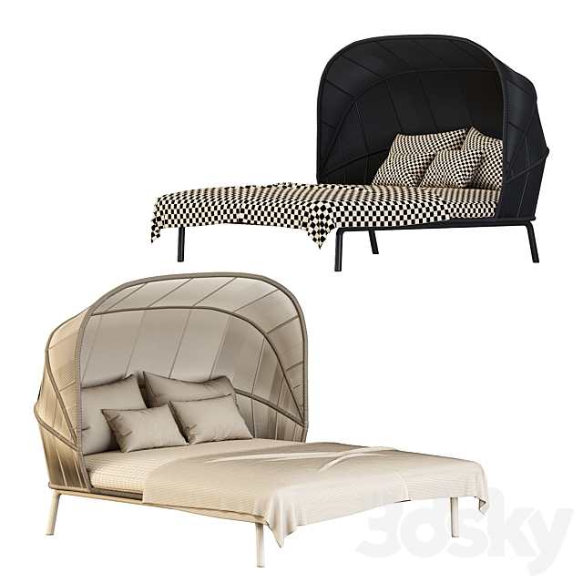 Rilly Cocoon Double Daybed 3DSMax File - thumbnail 5