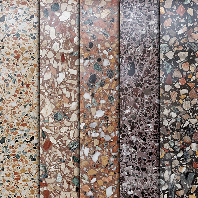 Terrazzo marble 4 3d
