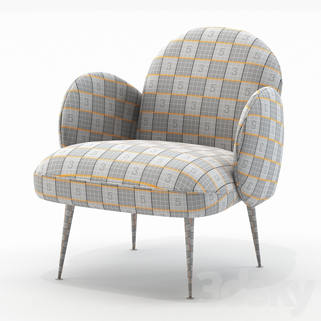 3DS MAX Bonnie armchair 3DSMax File