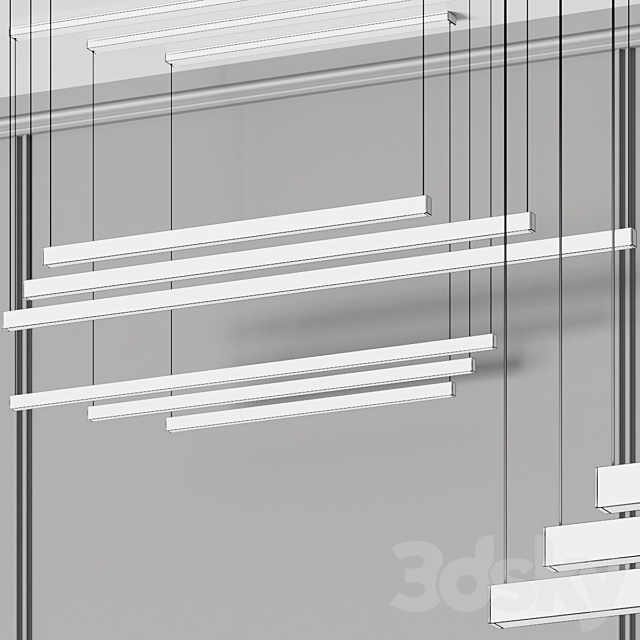 Rexa Design Metrolineare Pendant Lamps 3DSMax File - thumbnail 5
