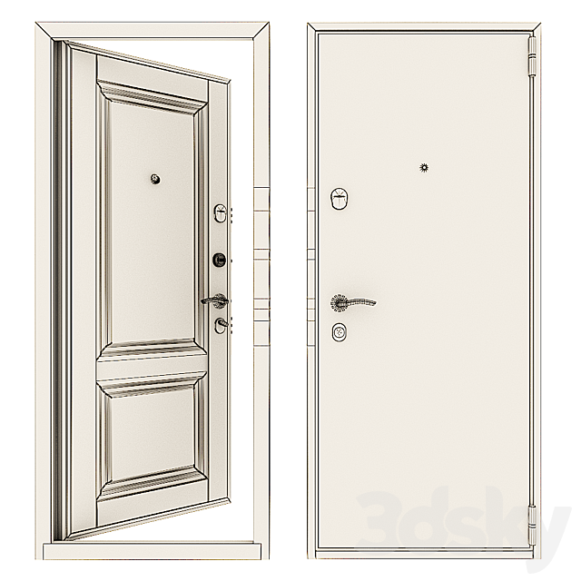 Entrance Door Snegir 55 Mp from Torex 3dsky