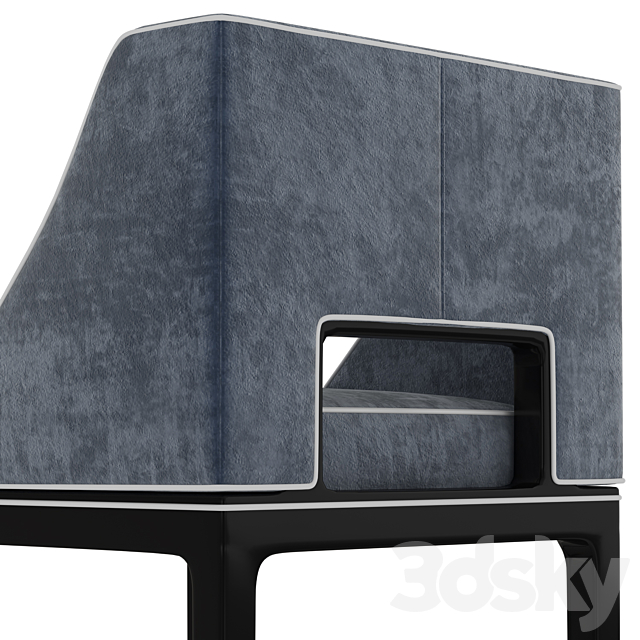 American bar stool 3DSMax File - thumbnail 4