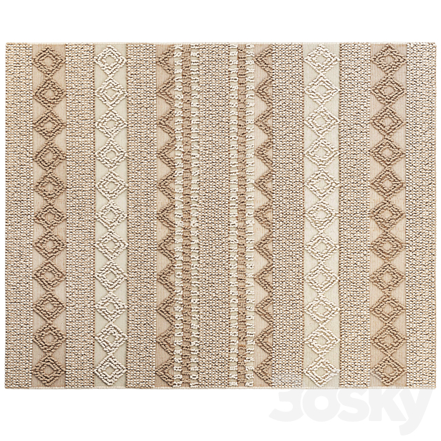 Safavieh Handmade Natura Annedorte Wool Rug Carpets 3D Models