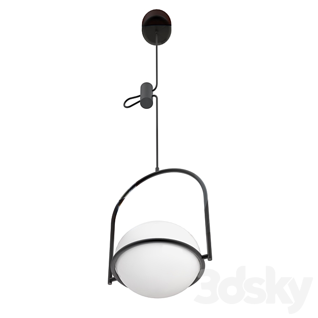 Pendant Lamp Leds C4 Coco Single 3dskyfree