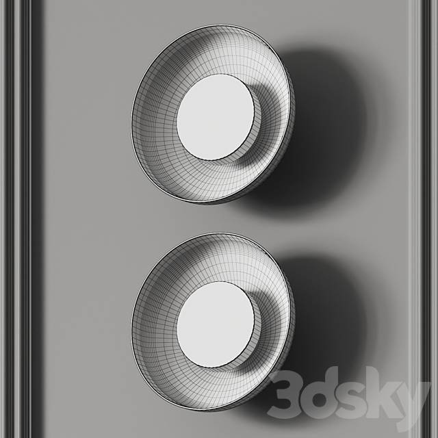 Marset Aura Plus Wall Lamps 3d