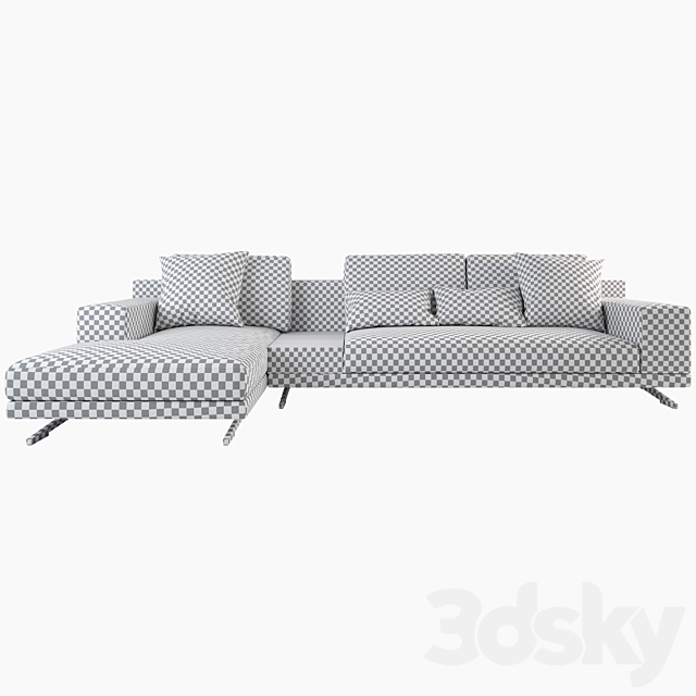 Modern sofa 3DSMax File - thumbnail 3