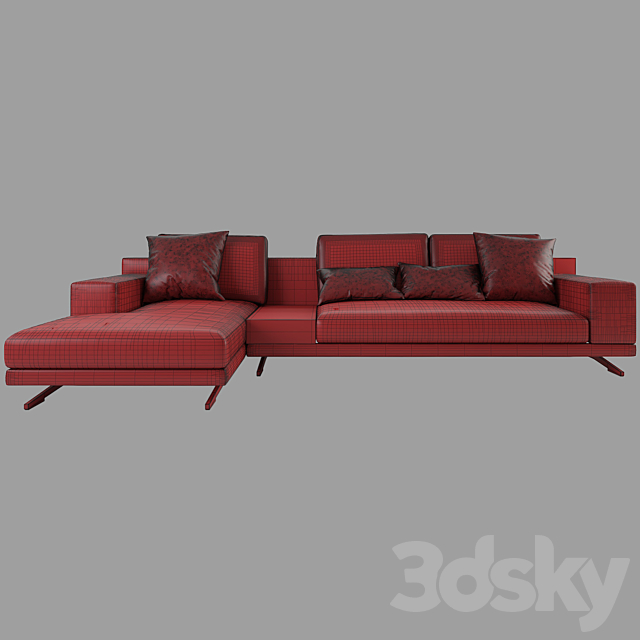 Modern sofa 3DSMax File - thumbnail 4