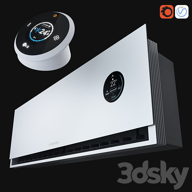 LG SIGNATURE air conditioning 3DSMax File - thumbnail 2