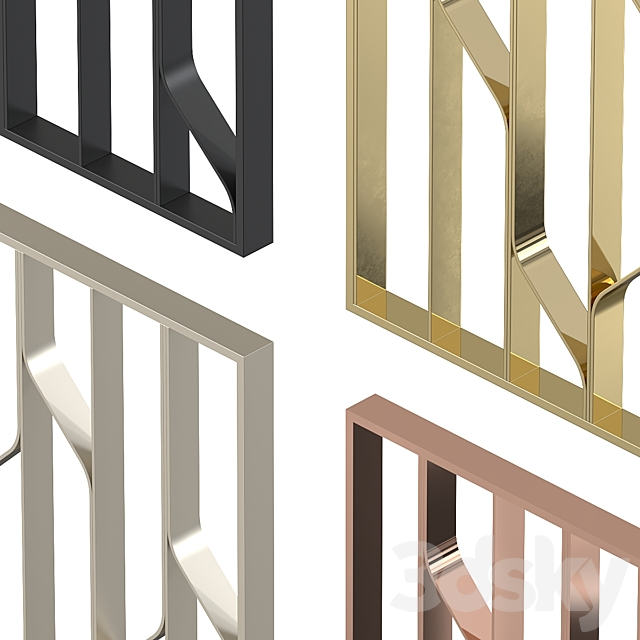 Decorative partition 3d