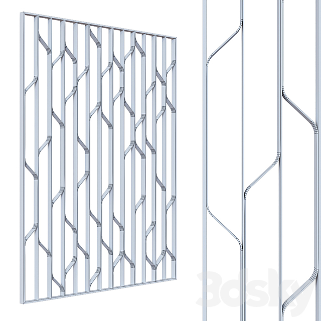 Decorative partition 3dsky