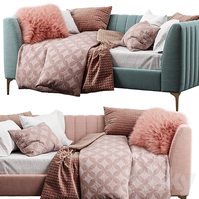 Pottery Barn _ Avalon (Daybed fabric) 3DSMax File - thumbnail 4