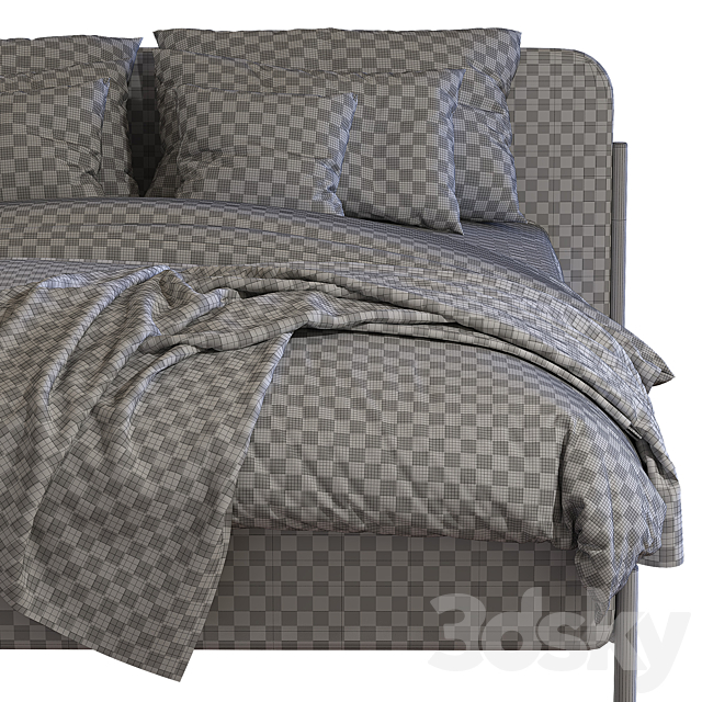 Bed sofa FLAG _ Bolzan Letti 3DSMax File - thumbnail 5