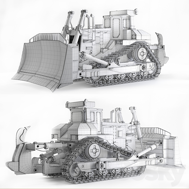 Dozer CAT D11R 3d