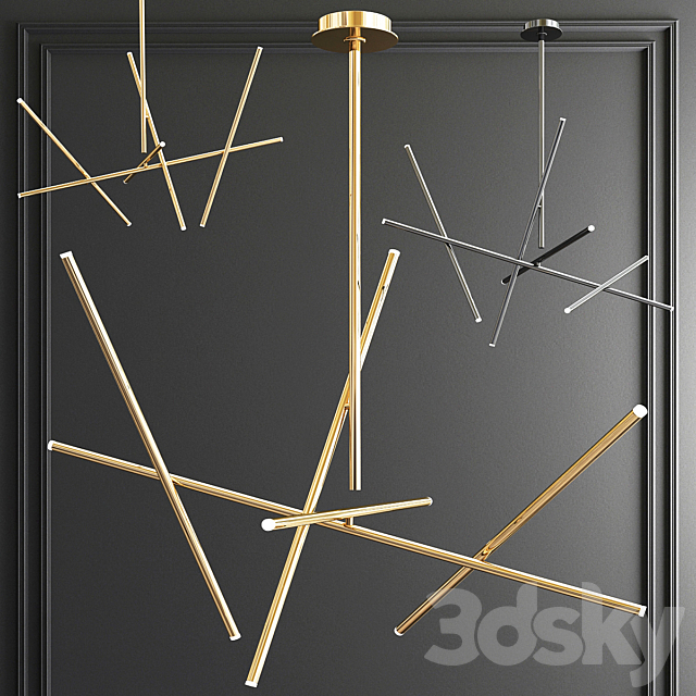 Four Exclusive Chandelier Collection_68 3dsky