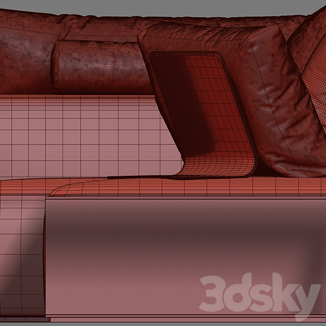 Sofa Poliform WESTSIDE DIVANO 3dskyfree
