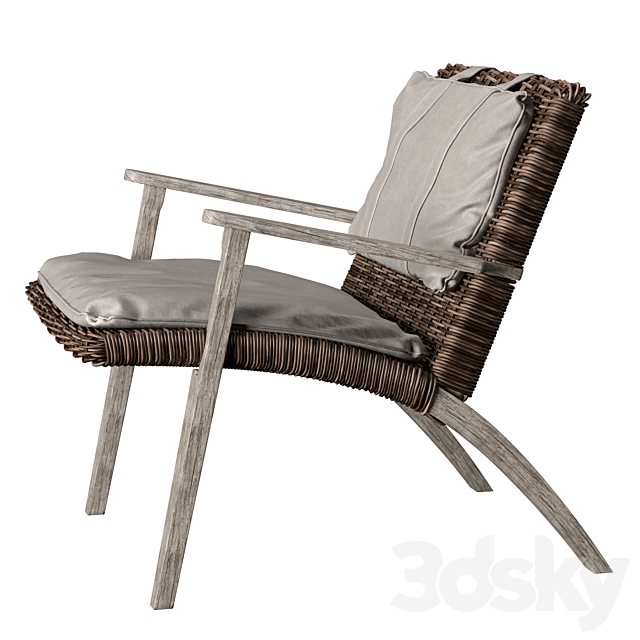 Jonathan Charles furniture Lounge Chair 3DSMax File - thumbnail 3