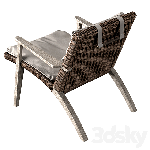 Jonathan Charles furniture Lounge Chair 3DSMax File - thumbnail 4