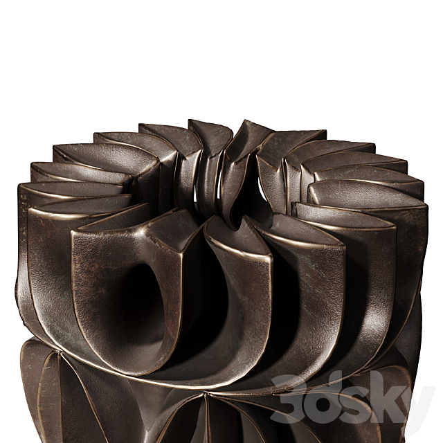Halima cassell acapella sculpture 3DSMax File - thumbnail 2