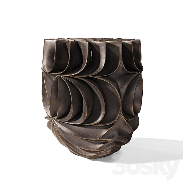 Halima cassell acapella sculpture 3DSMax File - thumbnail 4