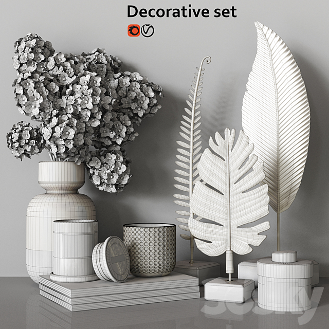 Decorative set 3DSMax File - thumbnail 2