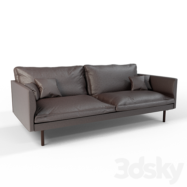 Calmo 2 seat sofa 3DSMax File - thumbnail 1