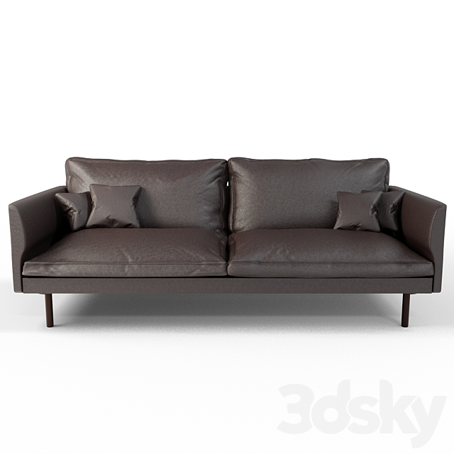 Calmo 2 seat sofa 3DSMax File - thumbnail 2
