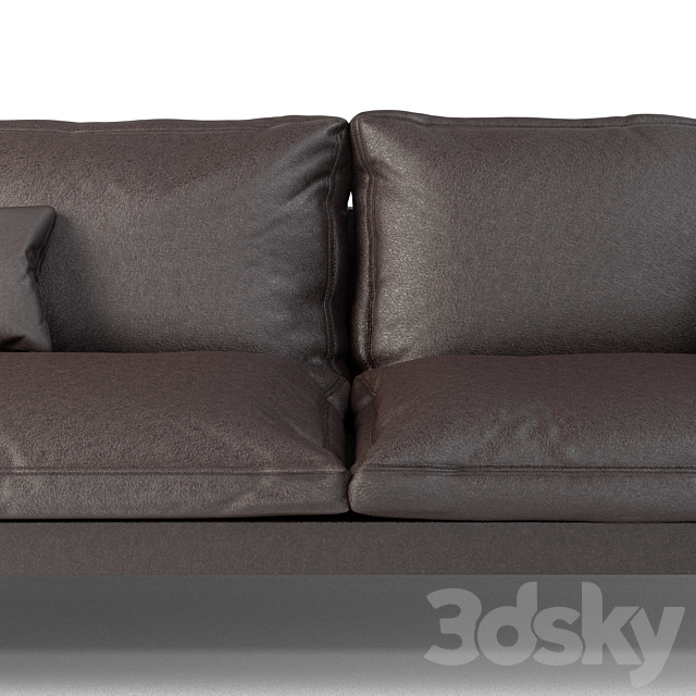 Calmo 2 seat sofa 3DSMax File - thumbnail 4