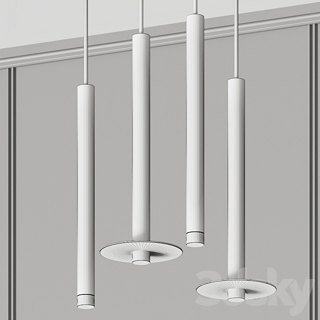 Grok candle pendant lamps 3d