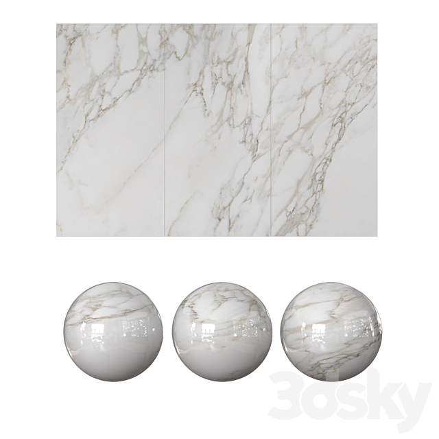 calacatta gold 3dsky