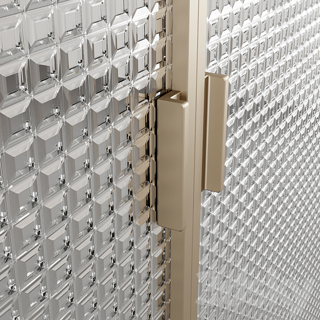 Sliding doors with embossed glass 3DSMax File - thumbnail 3