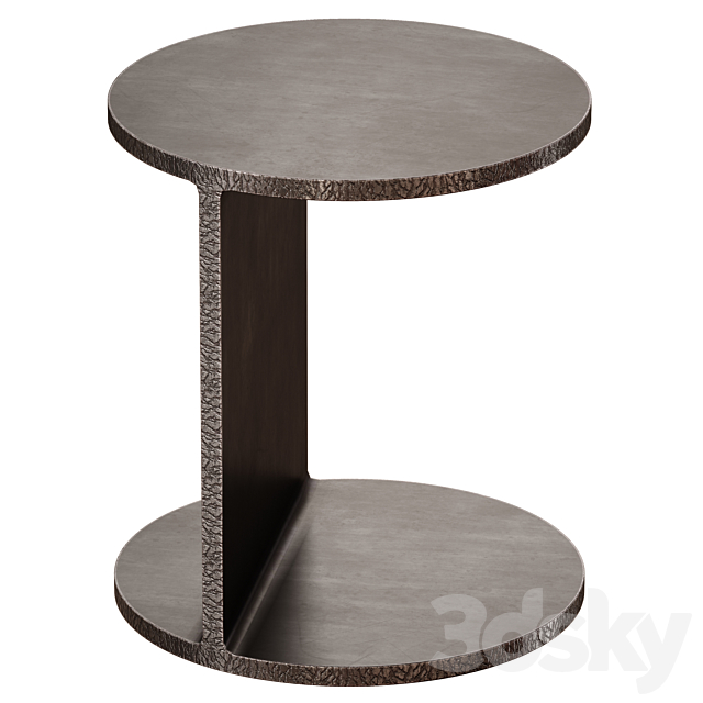Jackie Iron End Table (Crate and Barrel) 3DSMax File - thumbnail 3