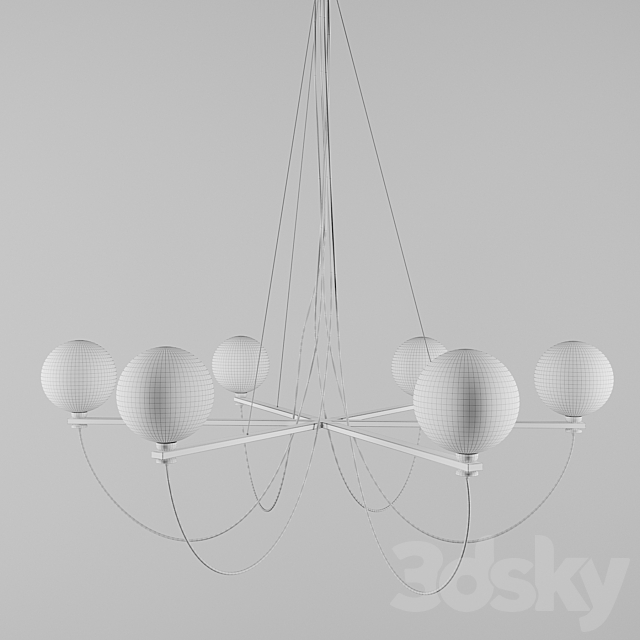 Elegy chandelier 3DSMax File - thumbnail 2